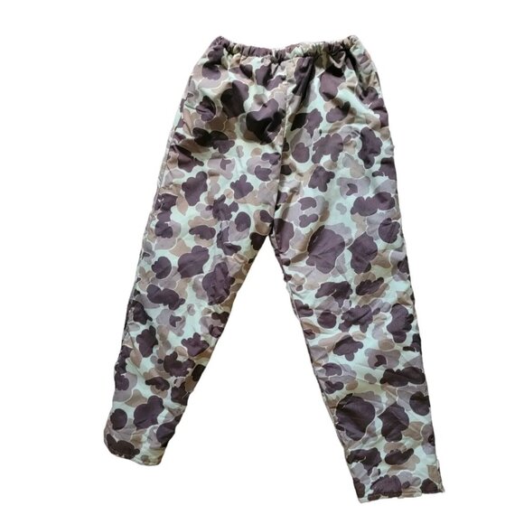 Cabelas Camo Hunting Pants Medium Duck Deer GoreTex USA Frogskin Lined Vintage - Picture 1 of 13